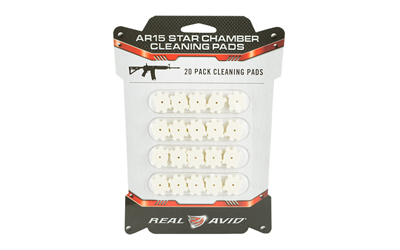REAL AVID AR15 STAR CHAMBER CLEANING PADS 20 PACK - for sale