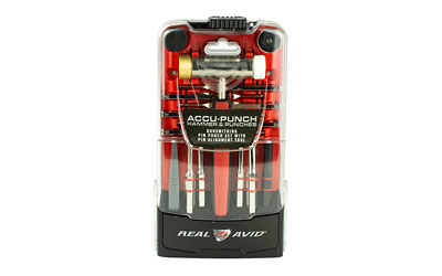 REAL AVID ACCU-PUNCH HAMMER AND PUNCHES 10 PIN PUNCHES - for sale