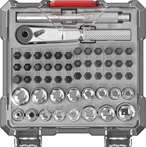 REAL AVID X3 DRIVER 52-PIECE SOCKET & GUNSMITHING BIT SET - for sale