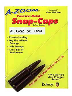 A-ZOOM METAL SNAP CAP 7.62X39 2-PACK - for sale