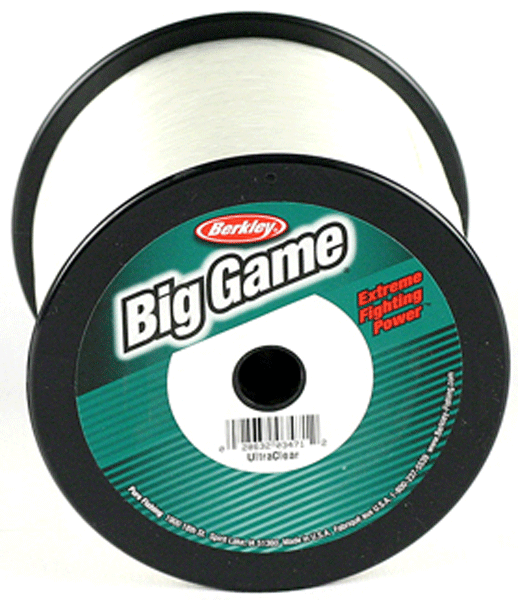 BERK BIG GAME 1/4# CLR 60# 235YDS - for sale
