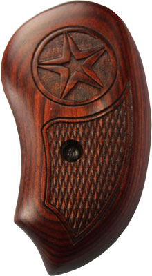 BOND ARMS GRIP EXTENDED LAM. ROSEWOOD/GREY W/LASER STAR - for sale