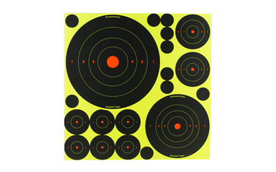 B/C TARGET SHOOT-N-C ASSORTED 1"-50 2"-30 3"-10 5.5"-5 8"-5 - for sale