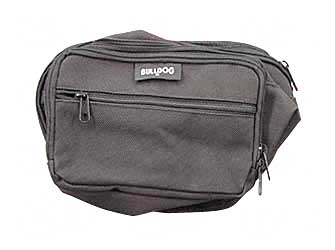 BULLDOG FANNY PACK HOLSTER FOR MED GUN BLK 10" W/ UNIV HOLSTR - for sale
