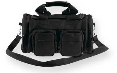 BULLDOG STANDARD RANGE BAG BLACK W/ SHOULDER STRAP - for sale