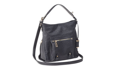 BULLDOG CONCEALED CARRY PURSE HOBO ANNA BLACK - for sale