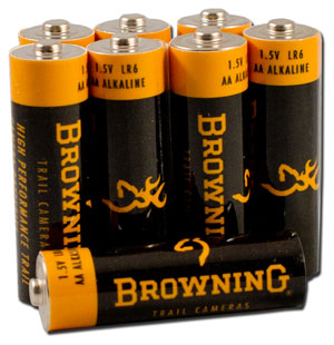 BROWNING ALKALINE BATTERIES AA 8-PACK - for sale