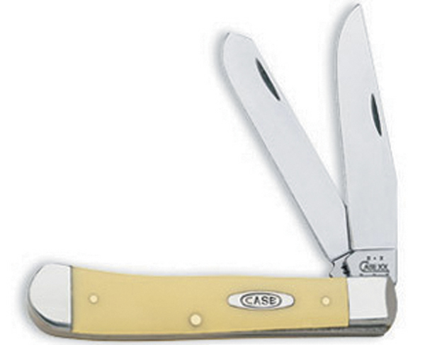 CASE PEN 2BL 33/8" YELLOW CV - for sale