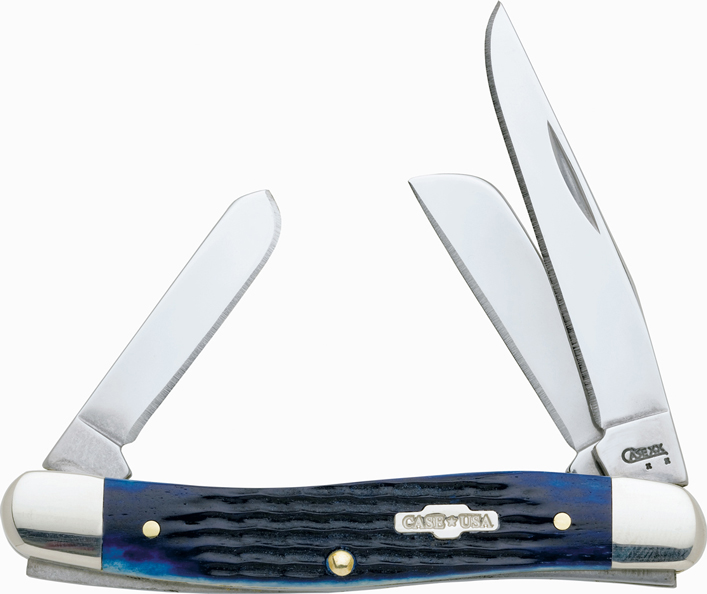CASE MED STKMN 3BL 3-5/8" BLUE BON - for sale