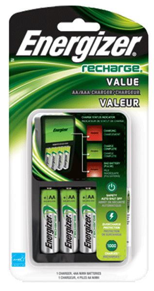 ENER VALUE BATT CHARGER AA/AAA - for sale