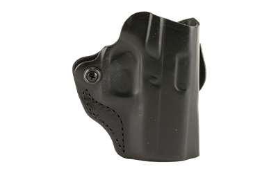 DESANTIS MINI SCABBARD HOLSTER RH OWB LEATHER FOR GLOCK 43 BL - for sale
