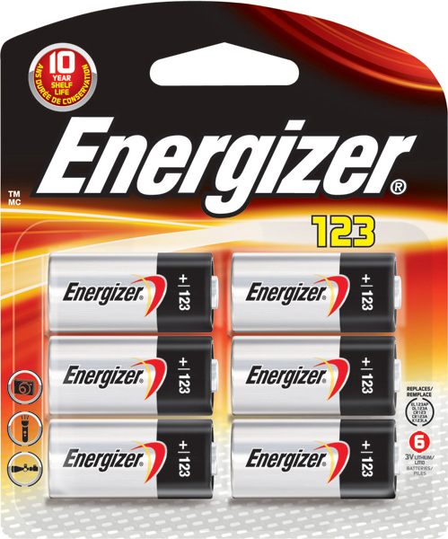 ENER SPECIALTY BATT 123 6PK - for sale