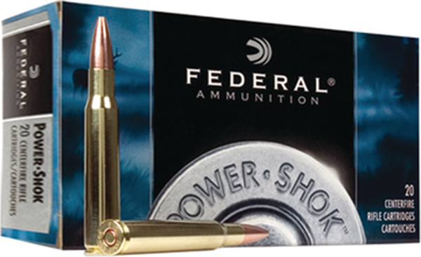 FEDERAL POWER-SHOK 7MM REM MAG 175GR SP 20RD 10BX/CS - for sale