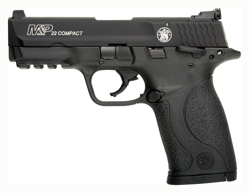 S&W M&P22 COMPACT 22LR 3.56" AS 10 SHOT SAFETY BLK - for sale