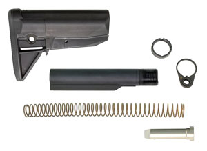 BCM STOCK KIT MOD 0 BLACK FITS AR-15 COMPLETE KIT - for sale