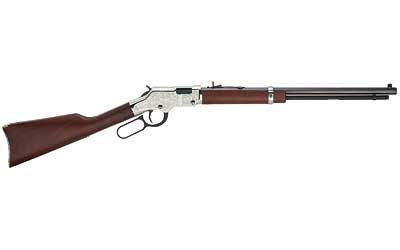 HENRY SILVER EAGLE 17HMR 20" OCTAGON WALNUT ENGRAVED - for sale