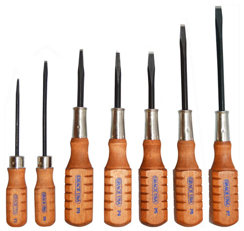 GRACE USA SCREWDRIVER SET PISTOLSMITH GUN CARE SET OF 7 - for sale