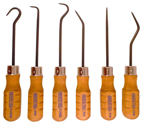 GRACE USA HOOK & PICK SET SET OF 6 STEEL - for sale