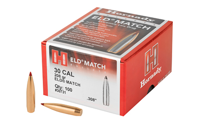 HRNDY ELD-M 30CAL .308 208GR 100CT - for sale