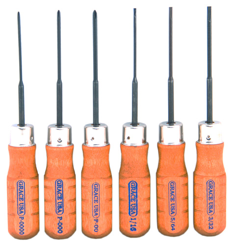 GRACE USA SCREWDRIVER SET MICRO SET OF 6 - for sale