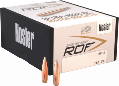 NOSLER BULLETS 22 CAL .224 70GR RDF HPBT 100CT ! - for sale