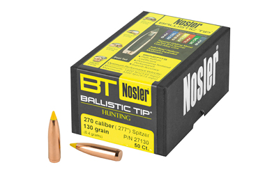 NOSLER 270 CAL 130GR 50CT - for sale