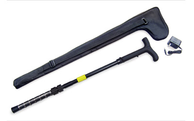 PSP ZAP STUN CANE W/ LED LIGHT ADJ 32-36" 1,000,000 VOLTS - for sale
