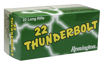 REMINGTON THUNDERBOLT 22LR 40GR LEAD-RN 50RD 100BX/CS - for sale