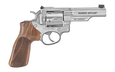 RUGER GP100 357MAG 4.2" ADJ. MATCH SS HOGUE STIPPLED HRWD - for sale