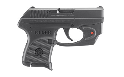 RUGER LCP 380ACP 6-SHOT FS BLUED W/VIRIDIAN RED LASER - for sale