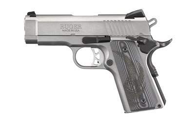 RUGER SR1911 45ACP FS 7-SHOT OFFICER STAINLESS G10 GRIPS - for sale