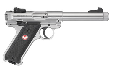 RUGER MARK IV TARGET 22LR 5.5" SS THREADED BULL BBL - for sale