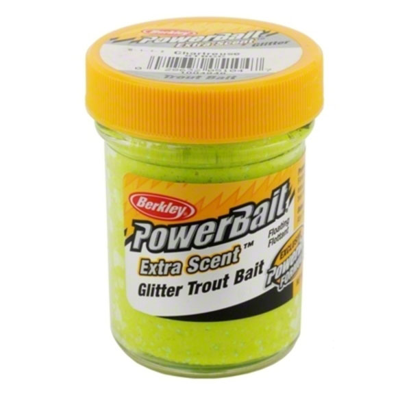 BERK POWER CHARTRUSE GLTR TROUTBAIT - for sale