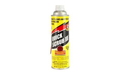 SHOOTERS CHOICE QUICKSCRUB III CLEANER/DEGREASER FOAM 15OZ. - for sale