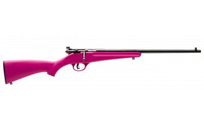 SAVAGE RASCAL YOUTH SINGLESHOT 22LR ACCU TRIGGER BLUED/PINK - for sale