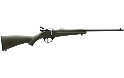 SAVAGE RASCAL YOUTH SINGLESHOT 22LR ACCU TRIGGER BLUED/GREEN - for sale