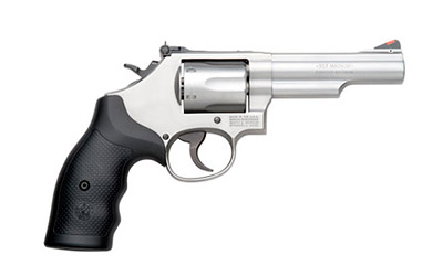 S&W 66 357 MAG 4.25" ADJ 6-SHOT STAINLESS RUBBER - for sale