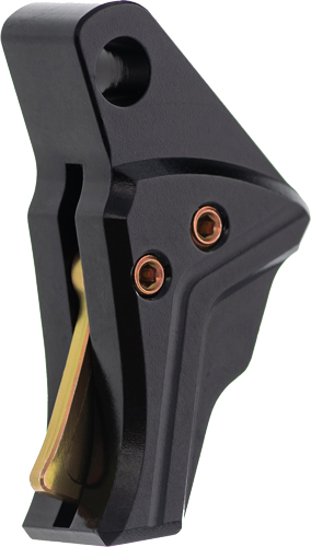 TYRANT CNC FOR GLOCK GEN 5 TRIGGER SHOE BLACK GOLD - for sale