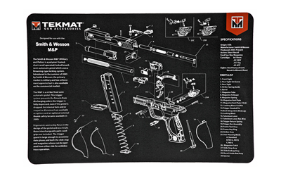 TEKMAT ARMORERS BENCH MAT 11"x17" S&W M&P PISTOL - for sale