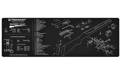 TEKMAT ARMORERS BENCH MAT 12"X36" RUGER 10/22 - for sale