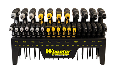 WHEELER DRIVER SET 30 PIECE HEX KEY/TORX P-HANDLE SET - for sale