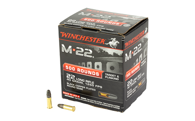 WINCHESTER M-22 22LR 40GR LEAD-RN 1255FPS 1000RD 2BX/CS - for sale