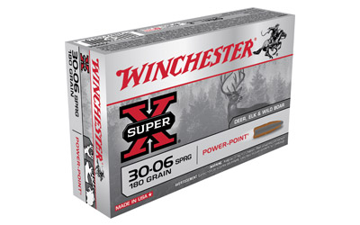 WINCHESTER SUPER-X 30-06 180GR POWER POINT 20RD 10BX/CS - for sale