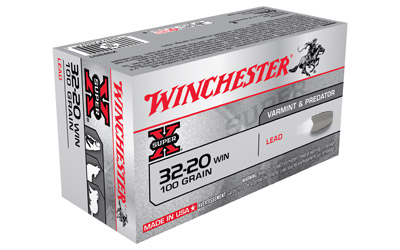 WINCHESTER SUPER-X 32-20 WIN 100GR LEAD-FP 50RD 10BX/CS - for sale