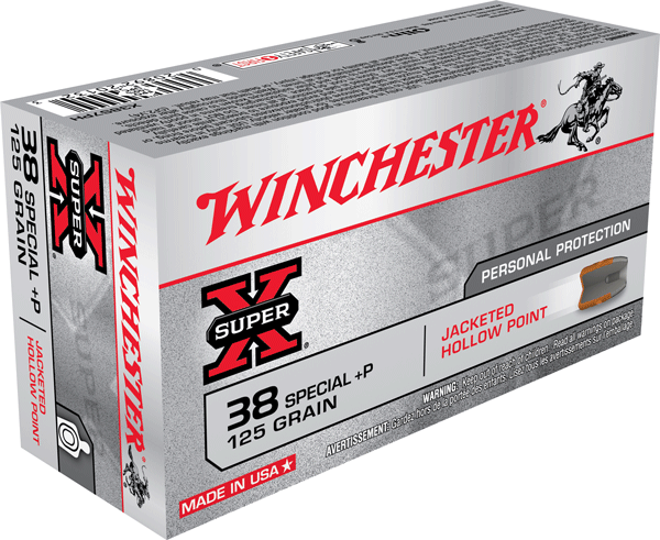 WIN 38 SPC+P 125GR JHP 50BX - for sale